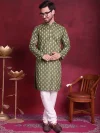 Ethnic Motifs Printed Regular Pure Cotton Kurta with Churidar