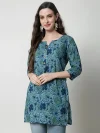 Floral Printed Pure Cotton Kurti