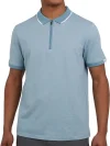 Men Spread Collar Tipped Polo